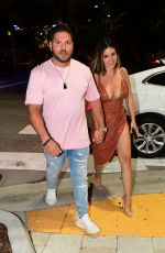 SAFFIRE MATOS Leaves Swan Restaurant in Miami 03/19/2022