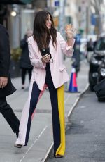 SANDRA BULLOCK Arrives at Late Show with Stephen Colbert in New York 03/14/2022