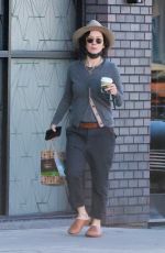 SARA GILBERT at Kreation Organic Juicery in Los Angeles 02/28/2022