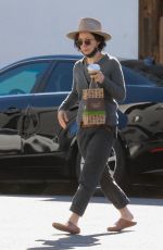 SARA GILBERT at Kreation Organic Juicery in Los Angeles 02/28/2022