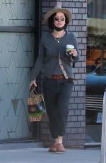 SARA GILBERT at Kreation Organic Juicery in Los Angeles 02/28/2022