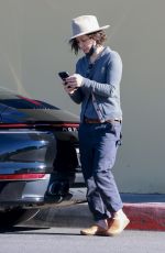 SARA GILBERT at Kreation Organic Juicery in Los Angeles 02/28/2022