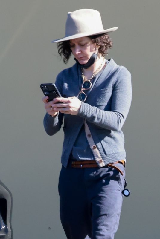 SARA GILBERT at Kreation Organic Juicery in Los Angeles 02/28/2022