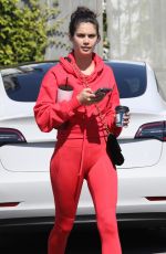 SARA SAMPAIO Arrives Pilates Class in West Hollywood 03/09/2022