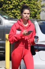 SARA SAMPAIO Arrives Pilates Class in West Hollywood 03/09/2022