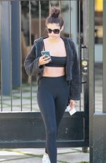 SARA SAMPAIO Leaves Pilates Class in West Hollywood 03/02/2022