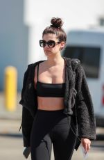 SARA SAMPAIO Leaves Pilates Class in West Hollywood 03/02/2022
