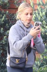 SARAH MICHELLE GELLAR Out for Breakfast in Santa Monica 03/04/2022