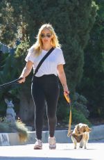 SARAH MICHELLE GELLAR Out with Her Dogs in Brentwood 03/02/2022