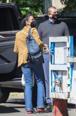 SARAH SILVERMAN Gets a Curbside Pick up from Her Home in Los Angeles 03/09/2022