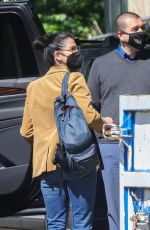 SARAH SILVERMAN Gets a Curbside Pick up from Her Home in Los Angeles 03/09/2022