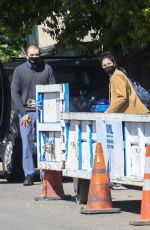 SARAH SILVERMAN Gets a Curbside Pick up from Her Home in Los Angeles 03/09/2022