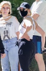 SCARLETT JOHANSSON Out with Haby Baby in Los Angeles 03/21/2022