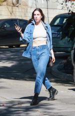 SCOUT WILLIS in Double Denim Out in Beverly Hills 03/07/2022