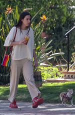 SCOUT WILLIS Out with Her Dog in Los Feliz 03/21/2022