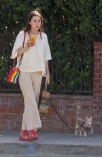 SCOUT WILLIS Out with Her Dog in Los Feliz 03/21/2022