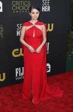 SELENA GOMEZ at 27th Annual Critics Choice Awards in Los Angeles 03/13/2022