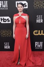 SELENA GOMEZ at 27th Annual Critics Choice Awards in Los Angeles 03/13/2022