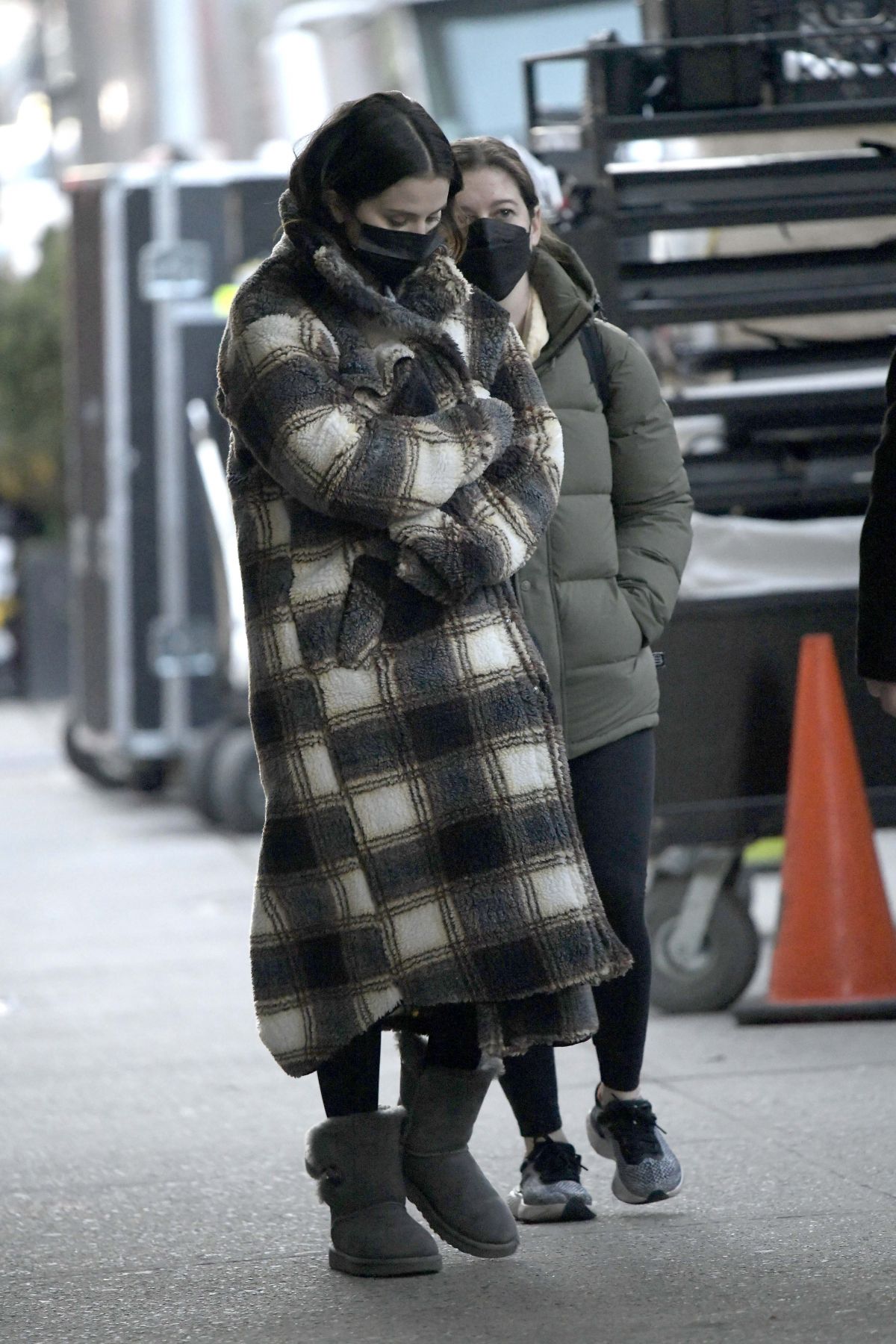 SELENA GOMEZ on the Set of Only Murderers in The Building in New York ...