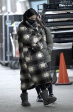 SELENA GOMEZ on the Set of Only Murderers in The Building in New York 03/04/2022