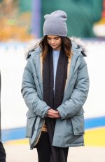 SELENA GOMEZ on the Set of Only Murders in the Building in Coney Island 03/07/2022