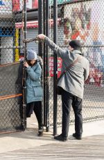SELENA GOMEZ on the Set of Only Murders in the Building in Coney Island 03/07/2022