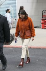 SELENA GOMEZ on the Set of Only Murders in the Building in New York 03/23/2022