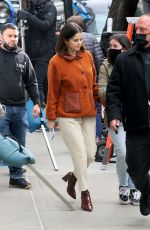SELENA GOMEZ on the Set of Only Murders in the Building in New York 03/23/2022