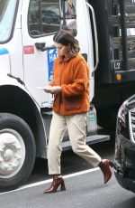 SELENA GOMEZ on the Set of Only Murders in the Building in New York 03/23/2022