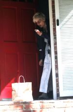 SELMA BLAIR Gets Breakfast Delivered to Her House in Los Angeles 03/12/2022