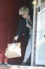 SELMA BLAIR Gets Breakfast Delivered to Her House in Los Angeles 03/12/2022