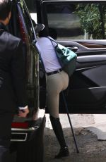 SELMA BLAIR Hops into a SUV with Her Dog and a Friend in Studio City 03/13/2022