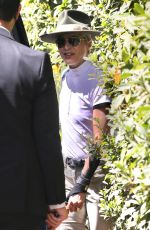 SELMA BLAIR Hops into a SUV with Her Dog and a Friend in Studio City 03/13/2022