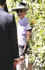 SELMA BLAIR Hops into a SUV with Her Dog and a Friend in Studio City 03/13/2022