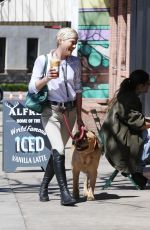 SELMA BLAIR Out for Coffee in Los Angeles 03/23/2022