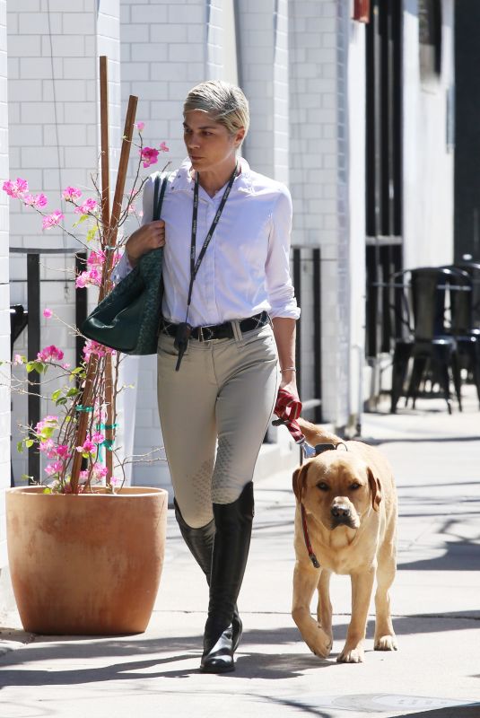 SELMA BLAIR Out for Coffee in Los Angeles 03/23/2022