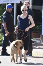 SELMA BLAIR Out for Lunch with Her Service Dog in Los Angeles 03/18/2022