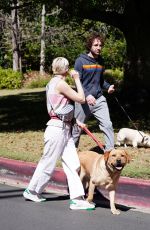 SELMA BLAIR Out with Her Dog and a Friend in Los Angeles 03/07/2022