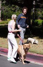 SELMA BLAIR Out with Her Dog and a Friend in Los Angeles 03/07/2022