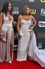 SERENA and VENUS WILLIAMS at 27th Annual Critics Choice Awards in Los Angeles 03/13/2022