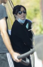 SHANNE DOHERTY at a Gas Station in Malibu 03/09/2022