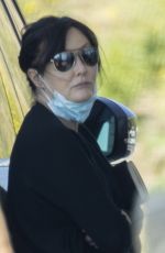 SHANNE DOHERTY at a Gas Station in Malibu 03/09/2022
