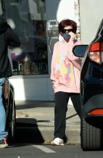SHARON OSBOURNE at Larchmont Beauty Center in Los Angeles 03/01/2022