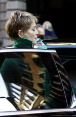 SHARON STONE Leaves Her Hotel in Milan 02/28/2022