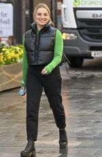 SIAN WELBY Leaves Global Studios in London 03/17/2022