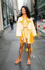 SIMONE ASHLEY Arrives at Today Show in New York 03/24/2022