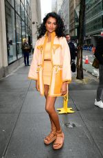SIMONE ASHLEY Arrives at Today Show in New York 03/24/2022