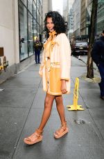 SIMONE ASHLEY Arrives at Today Show in New York 03/24/2022
