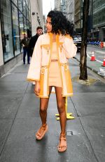 SIMONE ASHLEY Arrives at Today Show in New York 03/24/2022