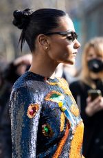 SIMONE ASHLEY Arrives at Valentino Show in Paris 03/06/2022